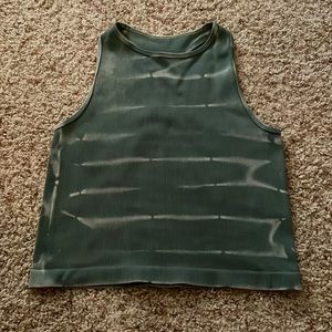 Green Tank top/Crop top